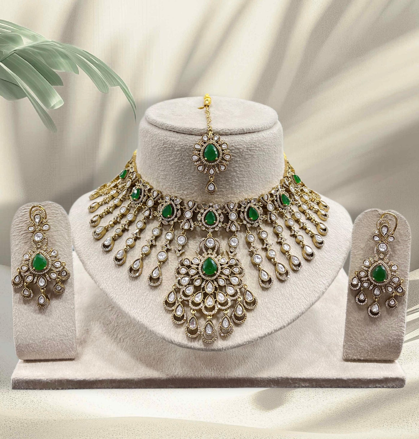 Moissanite Stones Bridal Necklace