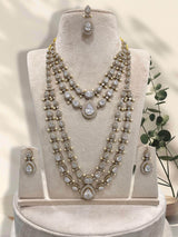 Victorian Polish with AD Stones Layer combo set - Nakshatra Jewels