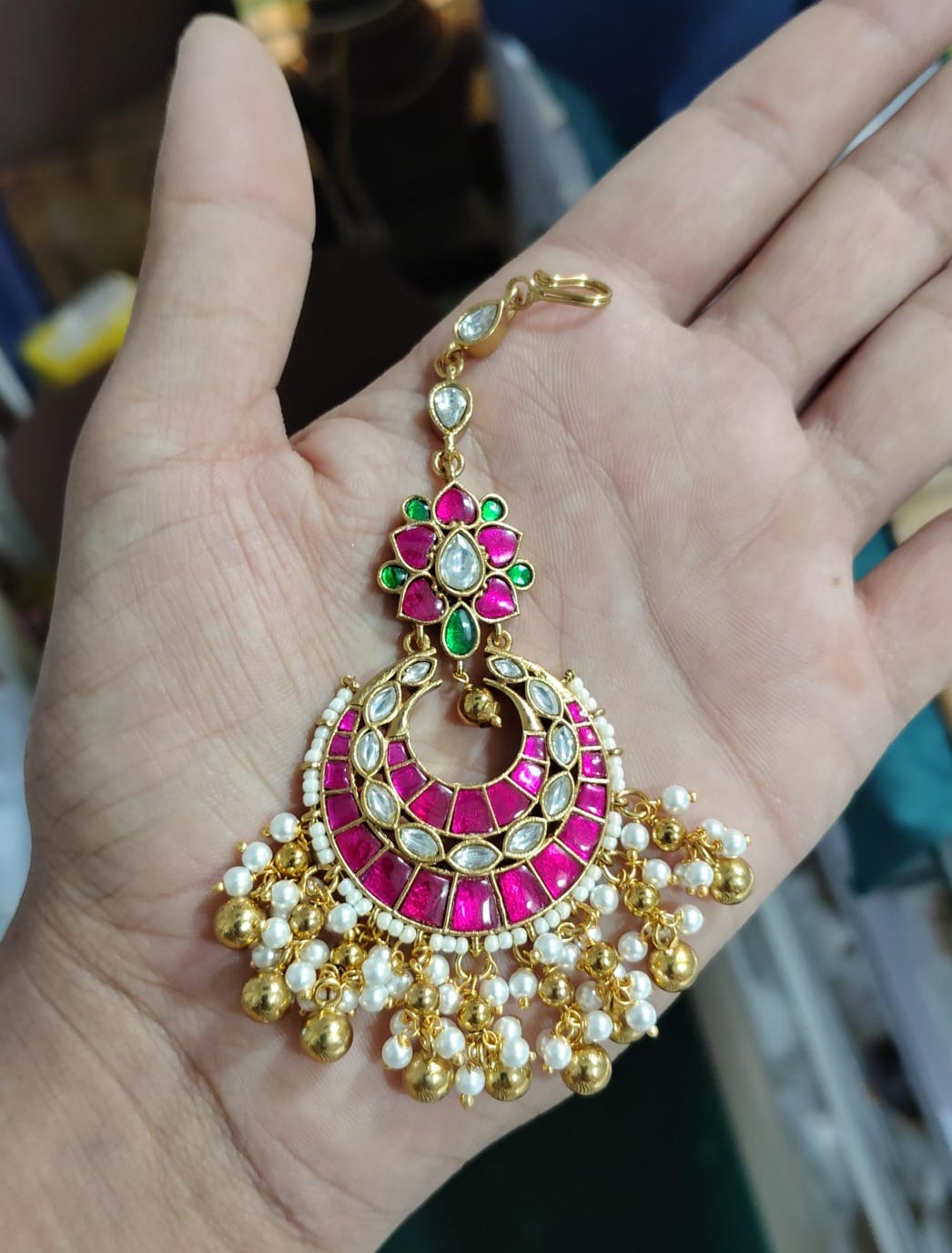 Jadau Kundan Stones Tikka