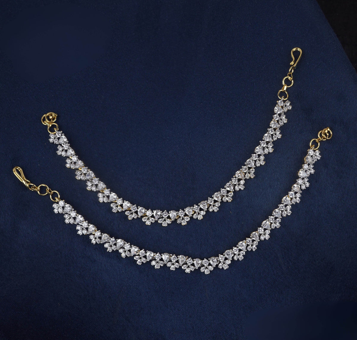 AD Stones Ear Chains