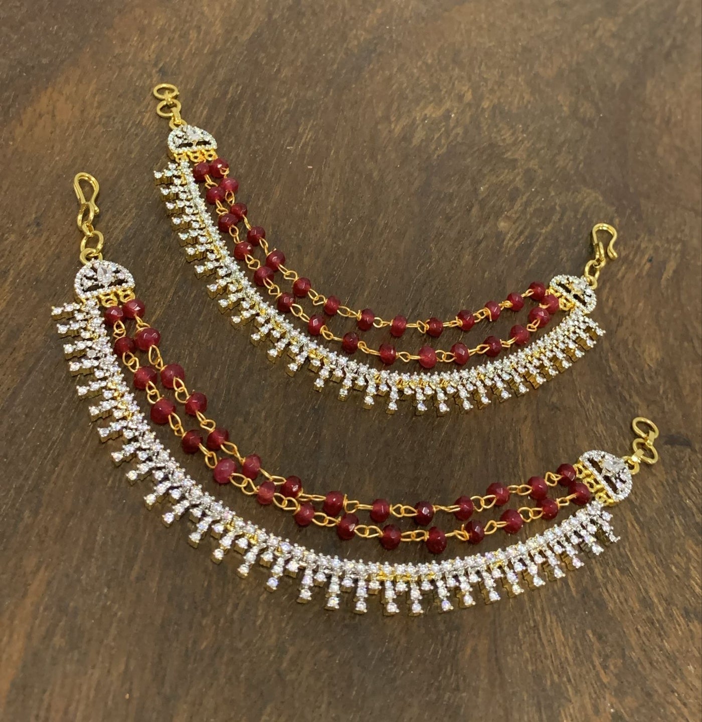 Premium Matt with ADStones Ear Chains