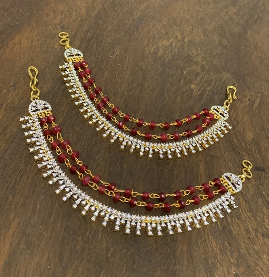 Premium Matt with ADStones Ear Chains
