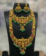 Nakshi Work with Kundan Stones Bridal Combo Set