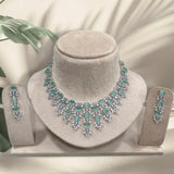 AD Stones Necklace (Silver Polish)