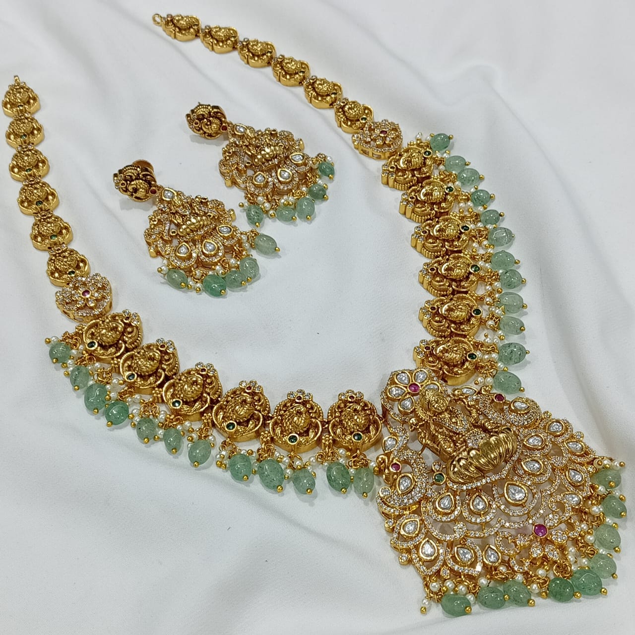 Nakshi Work with AD Stones Bridal Haram