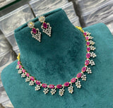 AD Stones Necklace - Nakshatra Jewels