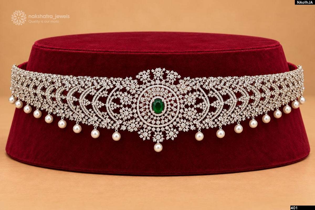 American Diamond Stones Bridal Hip Belt