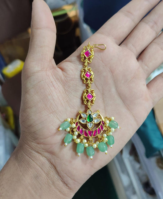 Jadau Kundan Stones Tikka