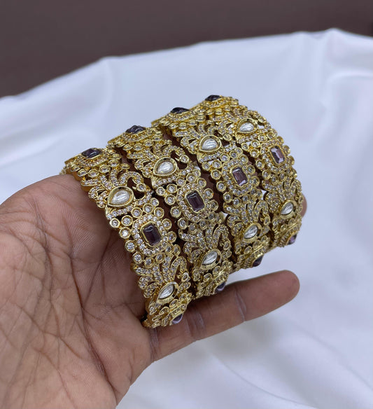 Victorian Polish AD Stone Bangles