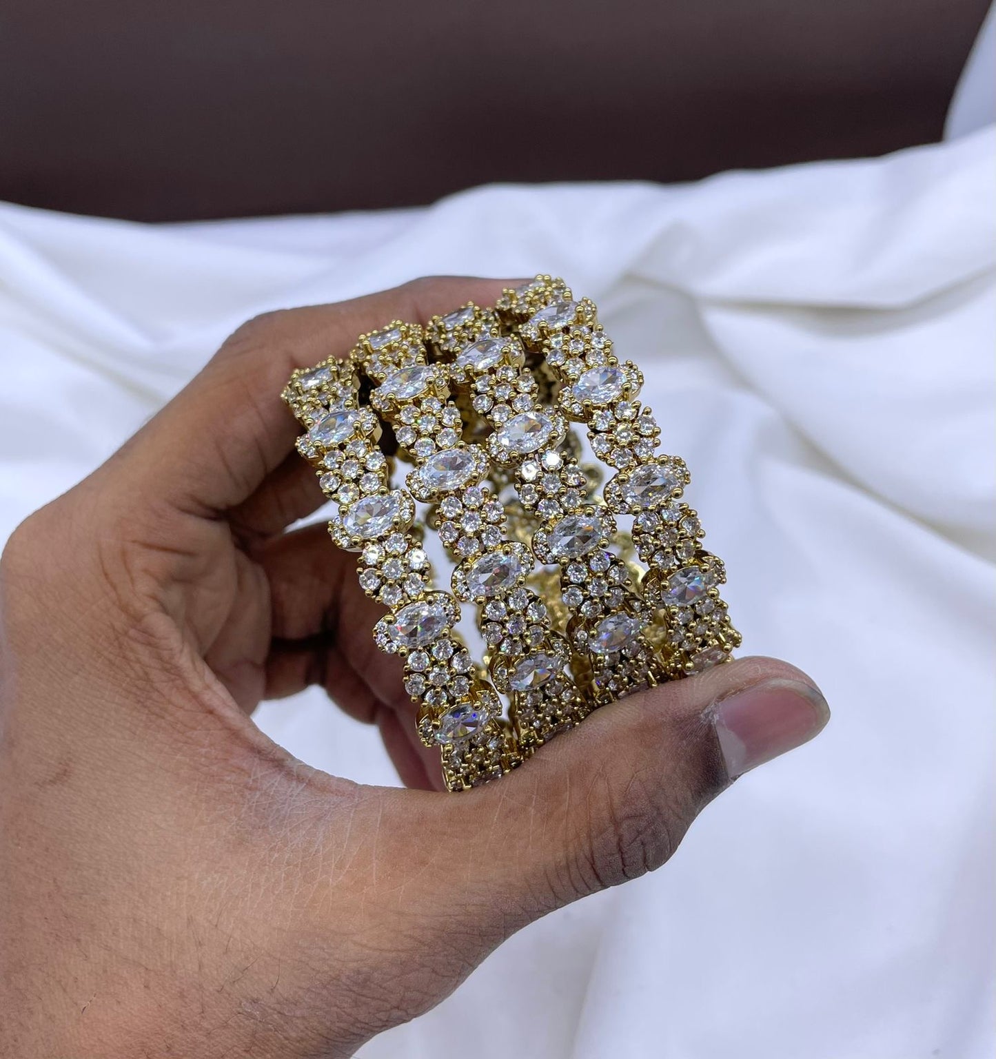 Victorian Polish AD Stone Bangles