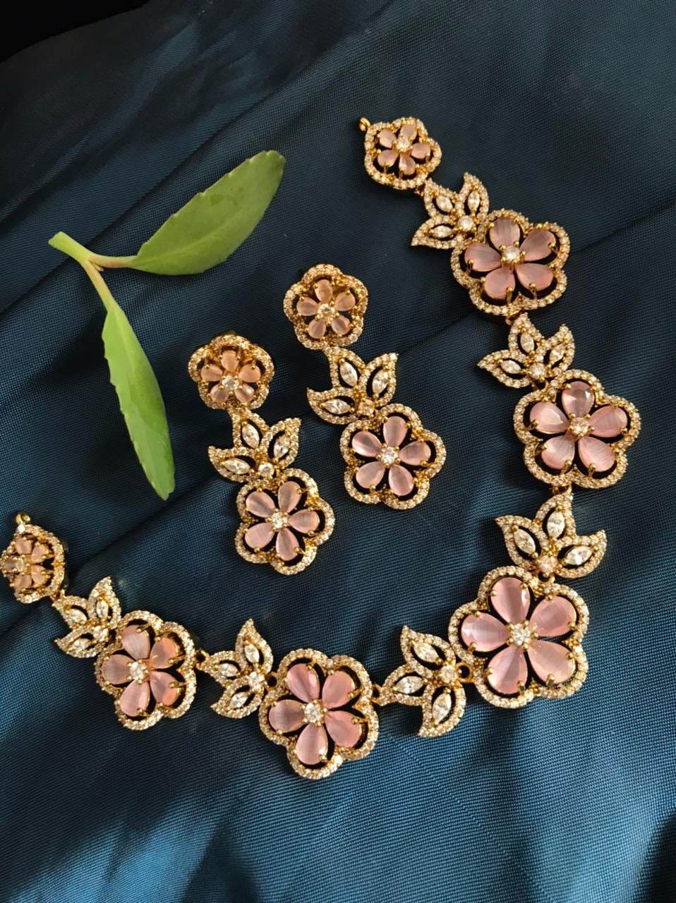 AD Stones Necklace - Nakshatra Jewels