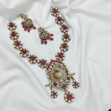Moissanite & AD Stones Bridal Necklace - Nakshatra Jewels
