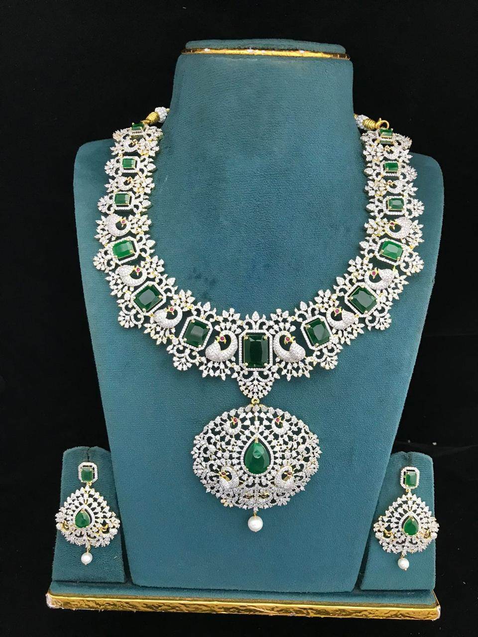 American Diamond Stones Bridal Haram