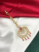 Victorian Polish AD Stones Tikka - Nakshatra Jewels