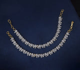 AD Stones Ear Chains - Nakshatra Jewels