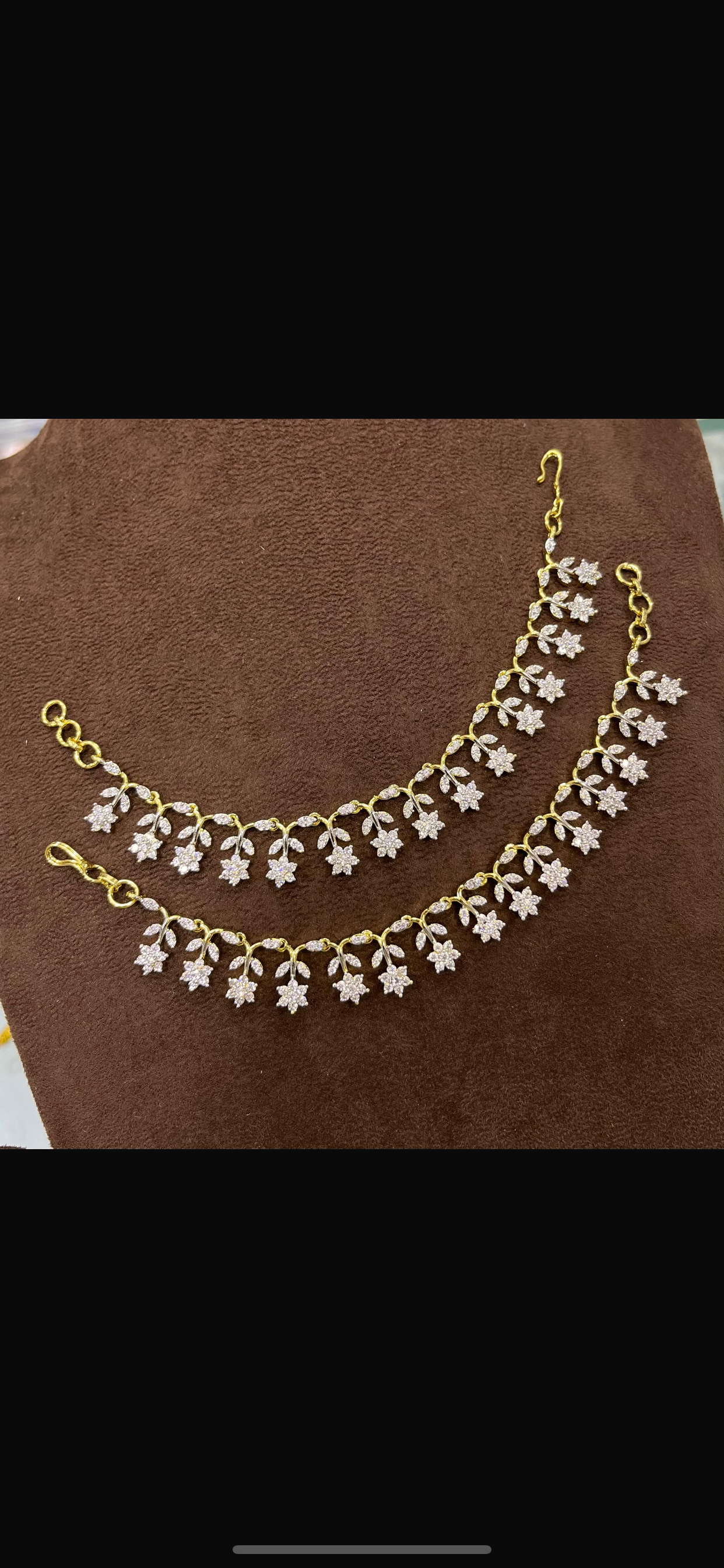 AD Stones Ear Chains