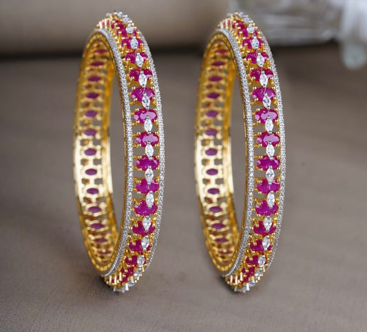 AD Stone Bangles