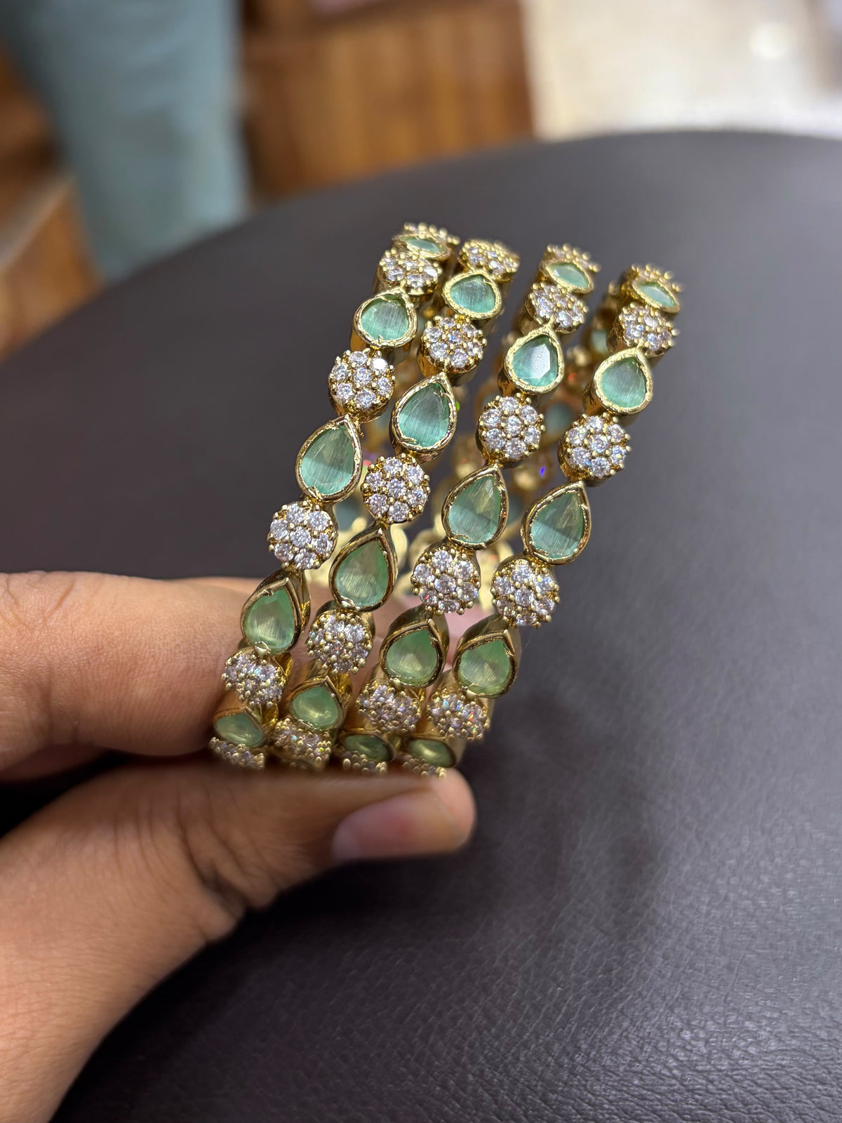 AD Stone Bangles