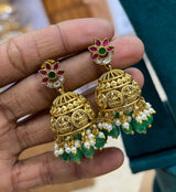 Jaadu Kundan Stones Earrings