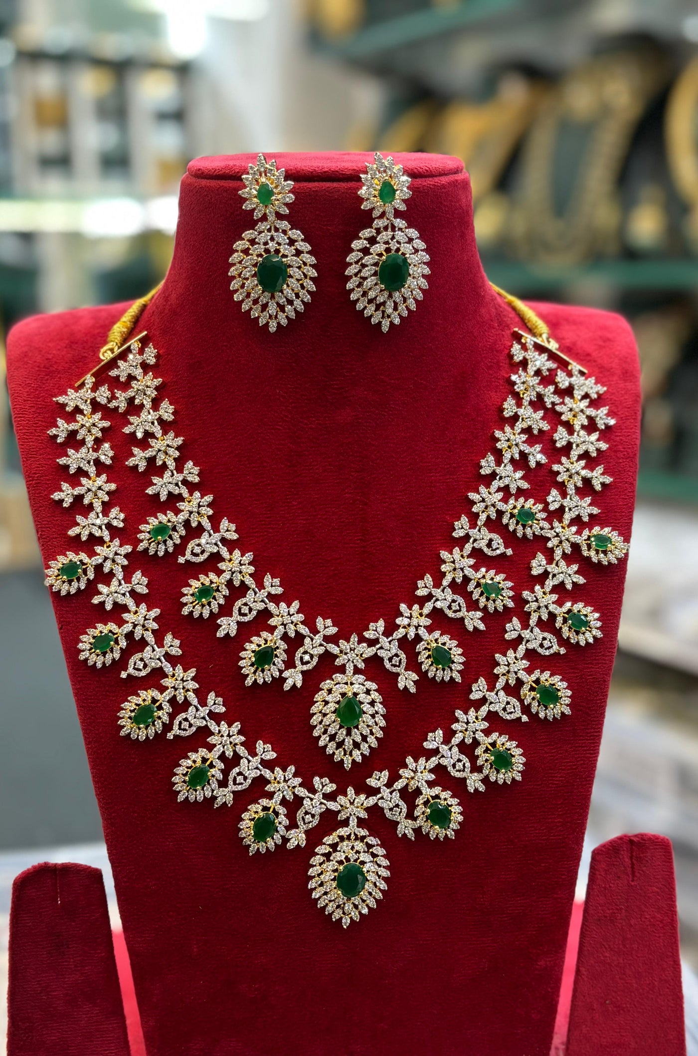 American Diamond Stones Bridal Layer Mid Haram