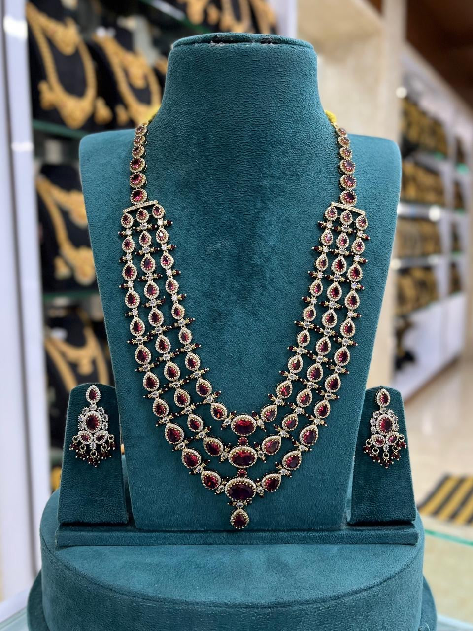 Victorian Polish with AD Stones Layer Haram