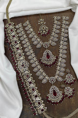 Victorian Polish with AD Stones Combo Set - Nakshatra Jewels