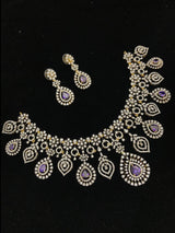 American Diamond Stone Necklace - Nakshatra Jewels