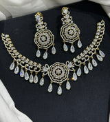 Victorian Polish AD Stones Necklace