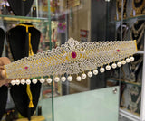 American Diamond Stones Bridal Hip Belt - Nakshatra Jewels