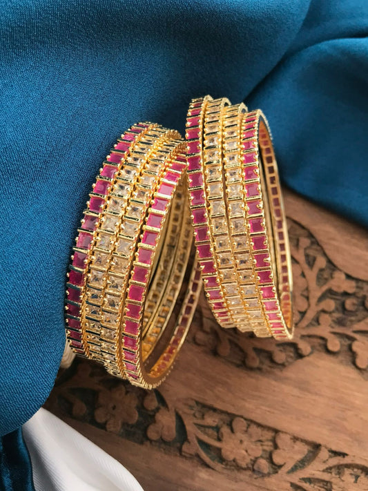 AD Stone Bangles