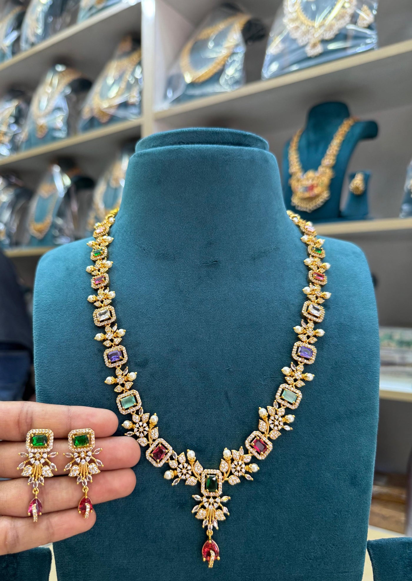 AD Stones Necklace