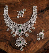American Diamond Stones Bridal Necklace