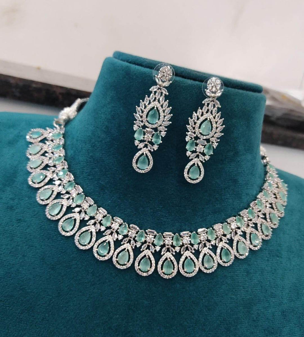 AD Stones Necklace - Nakshatra Jewels