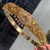 Nakshi Work with AD Stones Bridal Hip Belt - Nakshatra Jewels