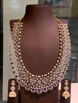 American Diamond Stones Bridal Haram
