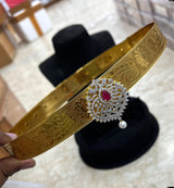 Premium Matt Belt with AD Stone Pendent