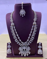 American Diamond Stones Bridal Haram - Nakshatra Jewels