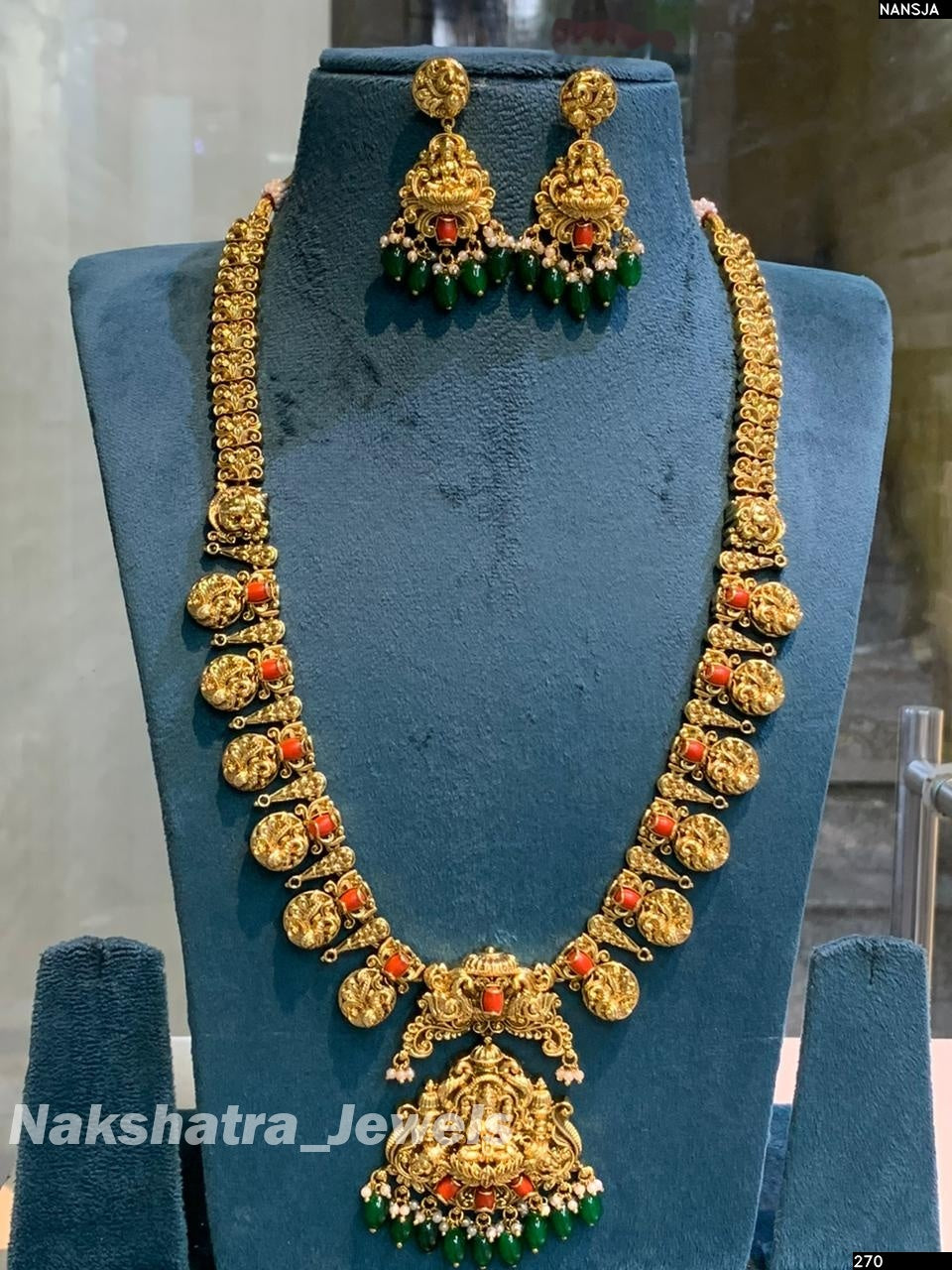 Nagasi work with Coral Beads Haram