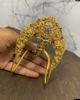 Nakshi Work with Kempu Stones Bridal Vanki