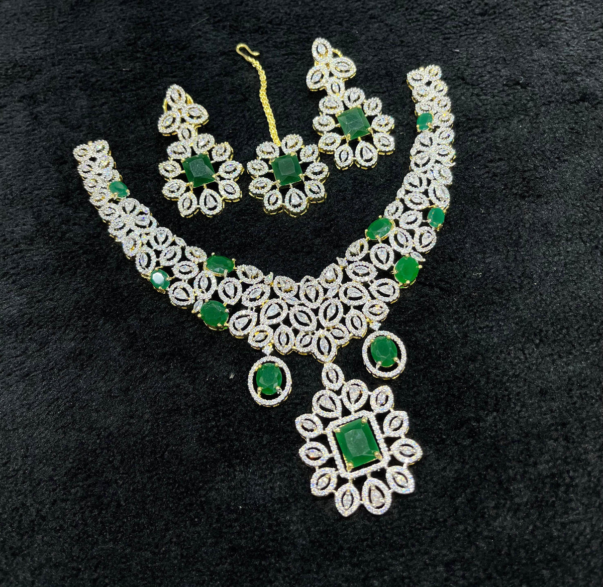 American Diamond Stones Necklace