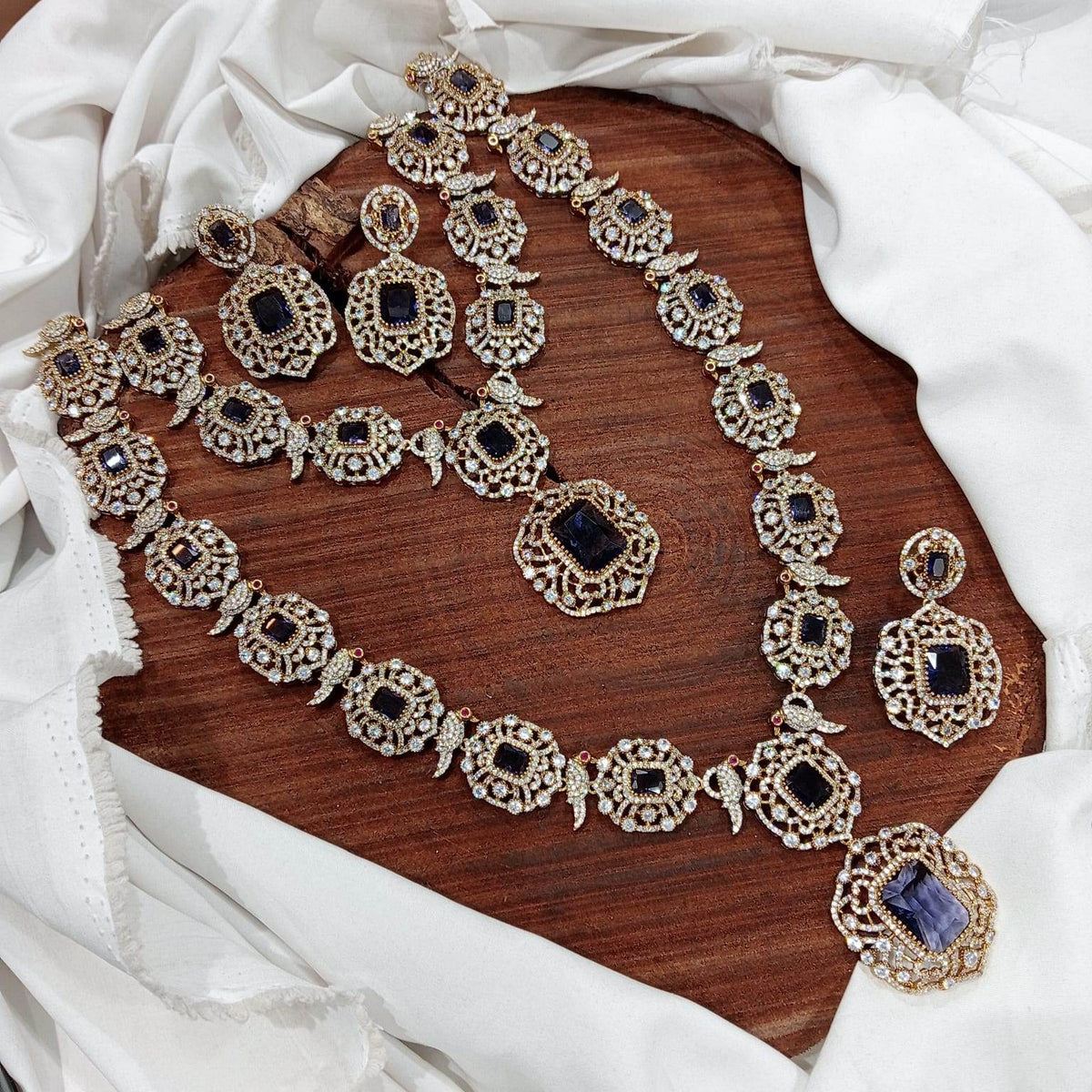Victorian Polish with AD Stones Bridal Combo