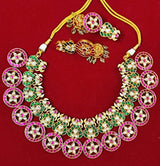 Jaadu Kundan Stones Bridal Necklace - Nakshatra Jewels