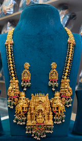 Nakshi Work with Kundan Stones Bridal Temple Haram