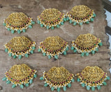 Hair Accessories (Premium Matt with Kempu Stones) - Nakshatra Jewels