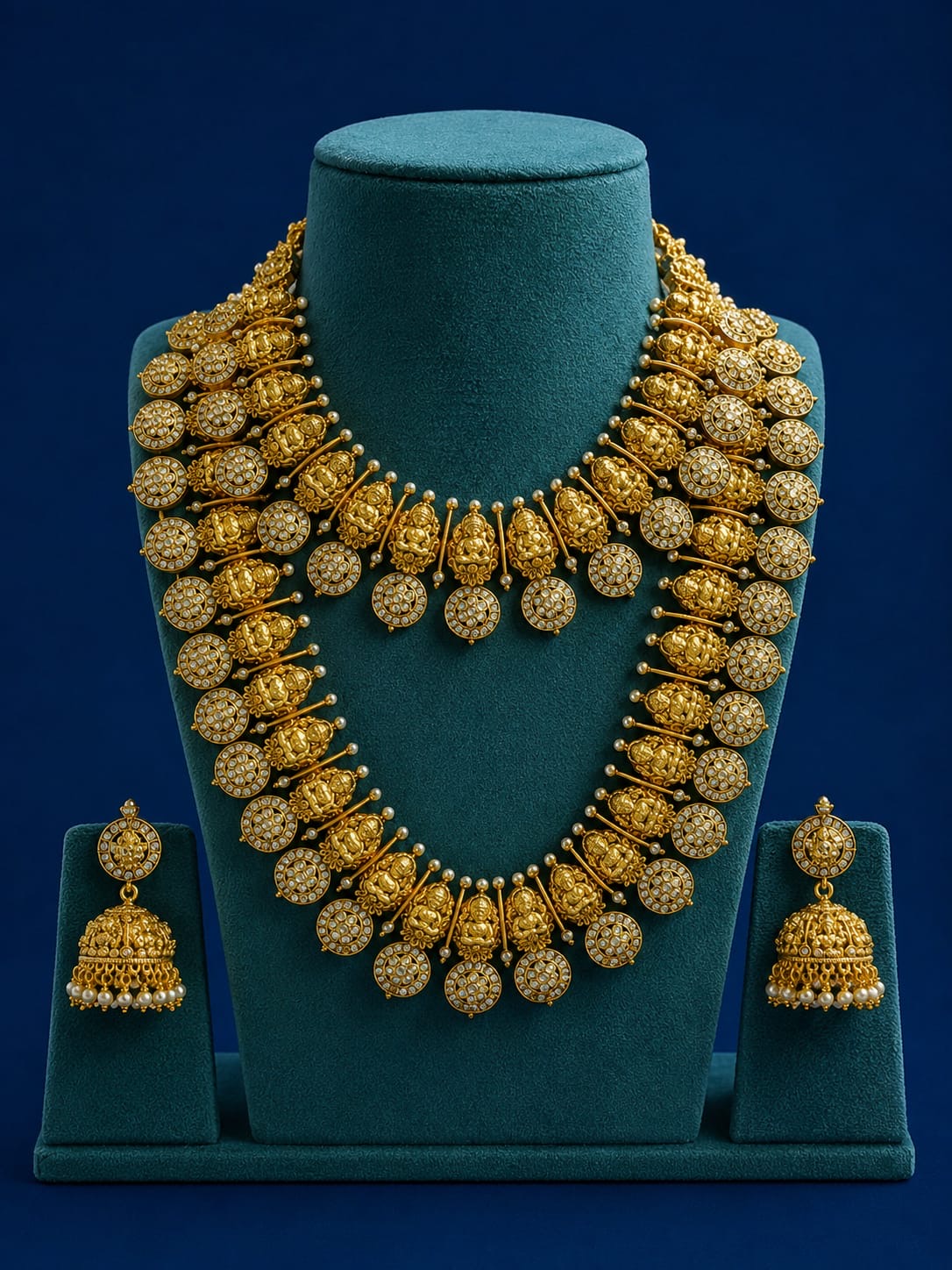 Nakshi Work with AD Stones Bridal Combo