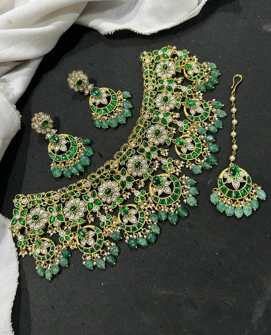 Jaadu Kundan Stones Bridal Choker