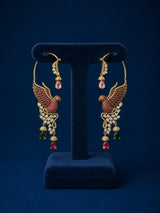 Victorian Polish AD Stone Bridal Earcuffs (