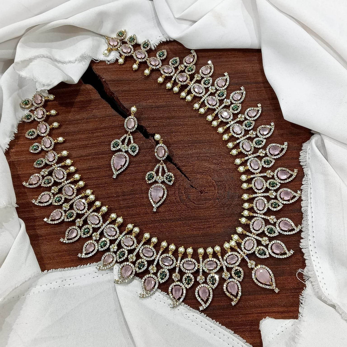Victorian Polish with AD Stones Haram