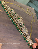 Victorian Polish AD Stones Bridal Hip Chain - Nakshatra Jewels