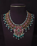 Jaadu Kundan Stones Bridal Necklace - Nakshatra Jewels